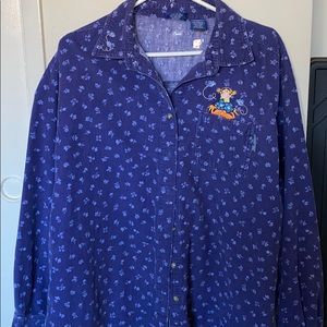 Vintage tigger button up